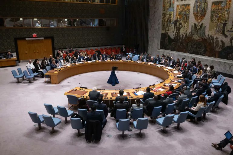 Marchfoward's tweet photo. KEMASKINI 

US MENGGUNAKAN KUASA VETO MENGHALANG RESOLUSI MAJLIS KESELAMATAN PBB UNTUK GENCATAN SENJATA KEMANUSIAAN SERTA MERTA DI GAZA

13 AHLI MAJLIS SETUJU DAN UK BERKECUALI. US MENGGUNAKAN KUASA VETO

RESOLUSI TAK LULUS https://t.co/2aJYz2oY0N