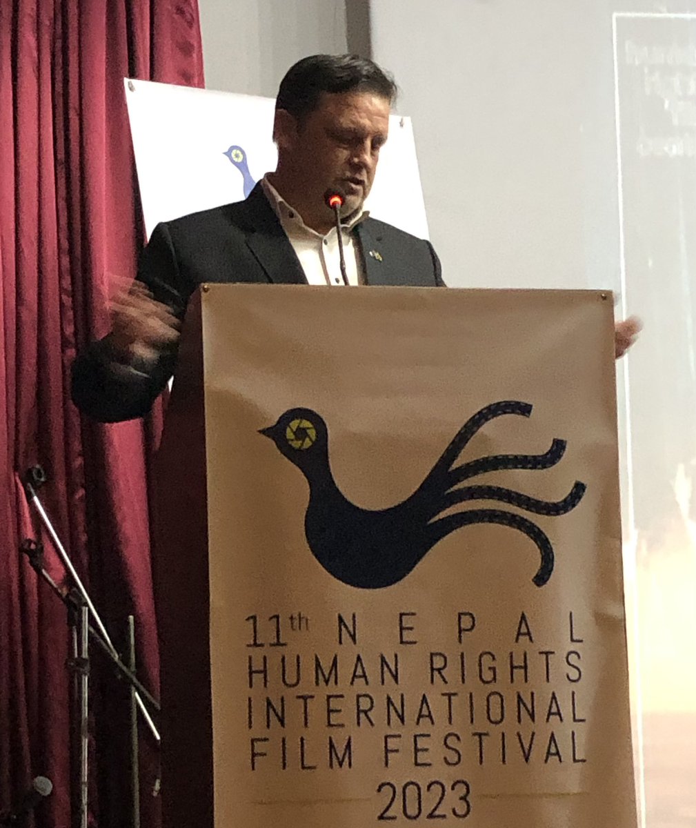 drbishnuhnepal's tweet photo. Earlier 4-days were tight attending marriage ceremonies.OtO 75th #HRDay/1948, attended 11th #NepalHumanRightsInternationalFilmFestival inaugural ceremony@#NTB Hall and also saw #Nepal's imp film #AgeOfLearning devoted #BishnuMayaGurung!
-@#UNSG #UNWTO @unicef_nepal #UNOHR #SAARC https://t.co/yD5du7GdGF