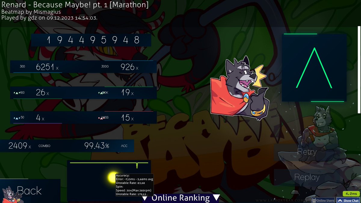 mijavuu's tweet photo. 99.43 15x on because maybe pt. 1 

sub 10 soon tm :3 https://t.co/7P2g1BOyKE