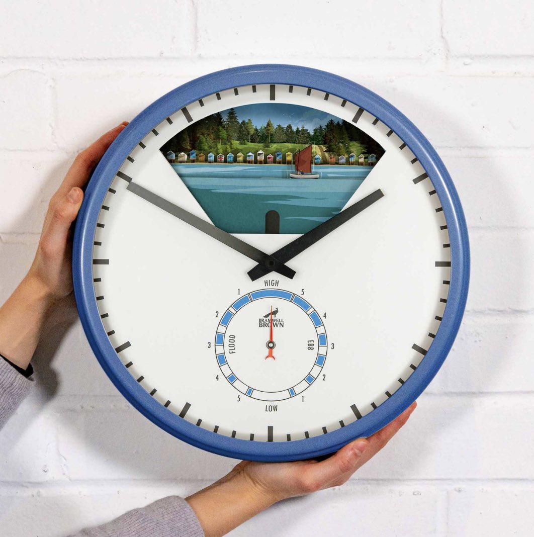 * GIVEAWAY * We are excited to  be giving away a Limited Edition Bramwell Brown Wells-next-the-Sea Tide Clock 
To enter you need to ⁣head over to our Instagram page ✨⁣
⁣#wellsnextthesea