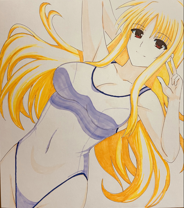 アナログフェイトさん
キュッ!
競泳水着～～～ 