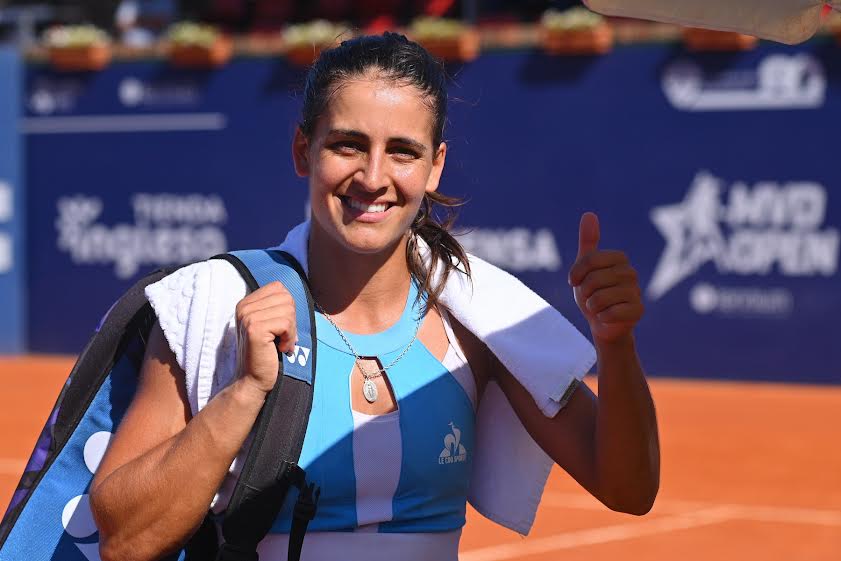 Semifinales #WTA125 #Montevideo • @LourdesCarle vs. Renata #Zarazúa (MEX, 2) • FINAL dobles: Carle/@juliriera02 vs. #Christie/#Lizarazo 📷 #PrensaMVDOpen/#GastonMontero