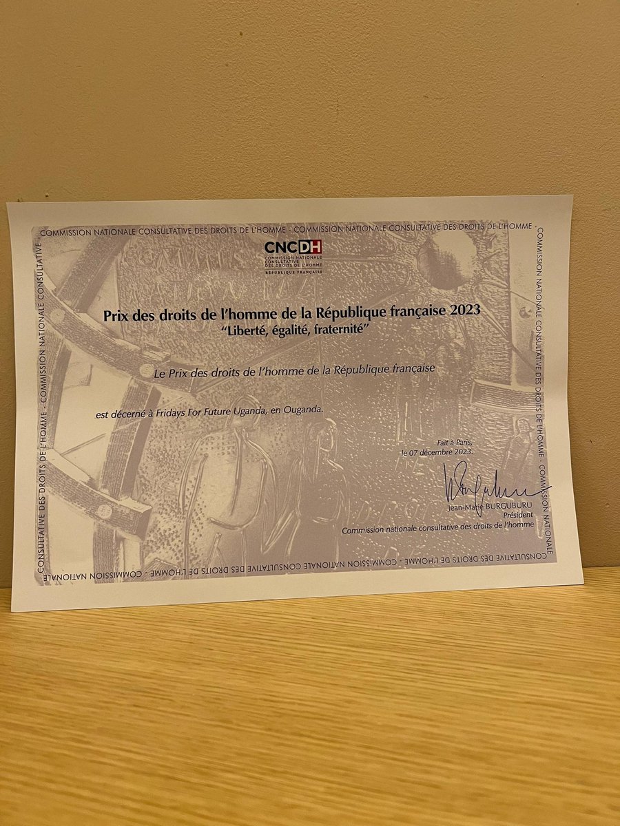 We are happy to announce that we have been awarded the Human Rights Prize of the French Republic “Liberty-Equity-Fraternity” 2023 for our role in promoting and defending environmental and climate defenders. Thank you to @CNCDH, our partners, activists, and supporters.