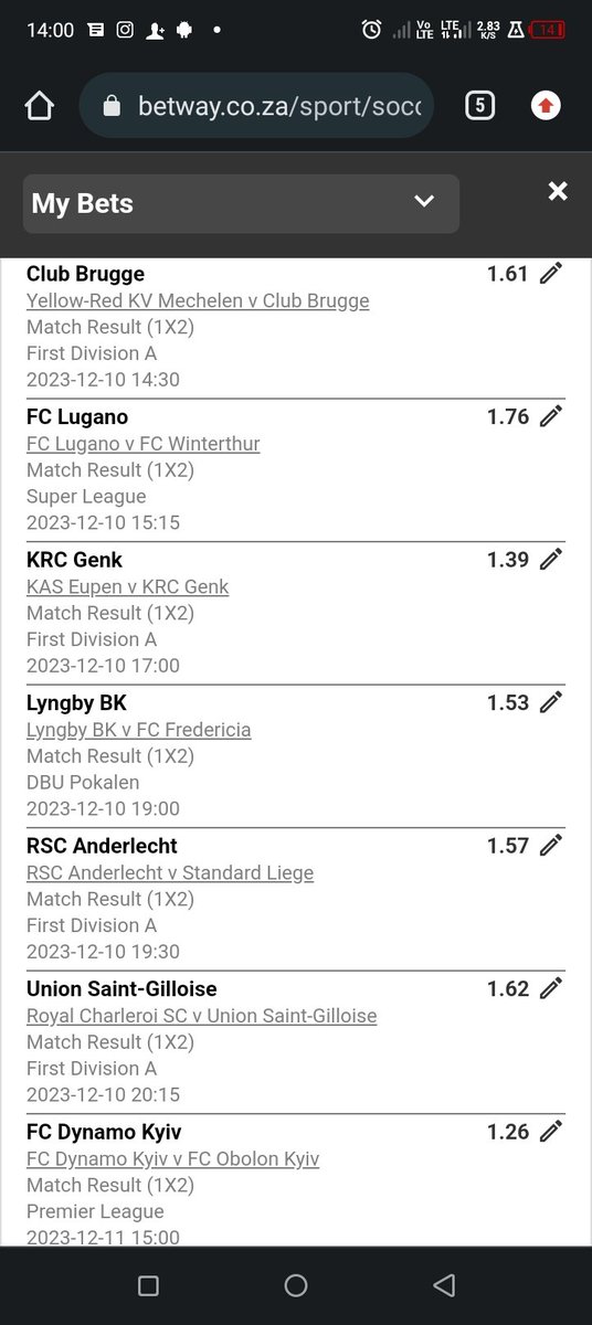 RizzeyHendrix's tweet image. I just placed a bet with Betway. Tap here to copy my bet or search for this booking code in the Multi Bet betslip X619CCBAD betway.co.za/bookabet/X619C…