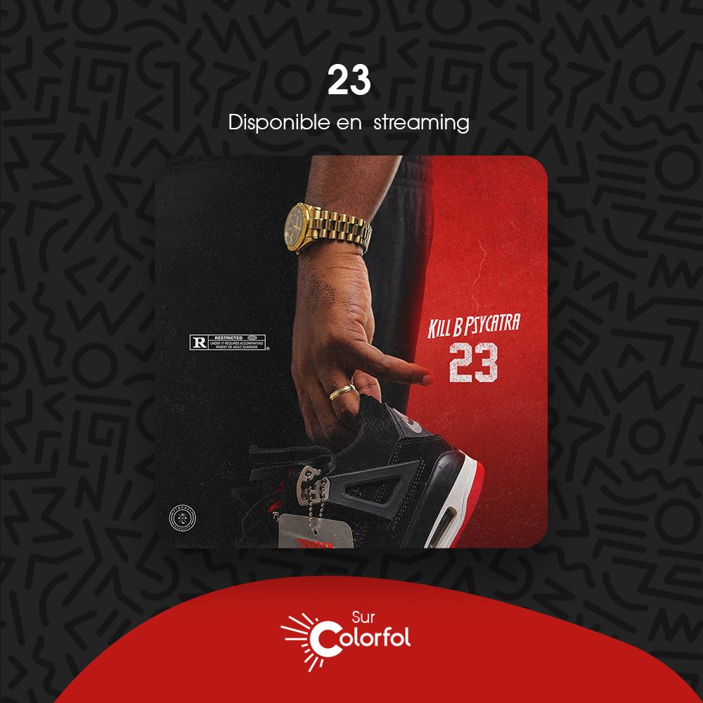 ColorfolApp's tweet photo. Hello les #Colorpeps !
Depuis le début de cette année 2023, qu'est-ce que vous retenez de l'artiste Kill B Psycatra  ? 🤔

On a été témoins de sa montée en puissance avec des hits, des collaborations et de gros freestyles !🔥

Son freestyle intitulé "23" est maintenant disponible sur Colorfol. 
Vous pouvez le retrouver en suivant ce lien 👇🏽  https://t.co/BohHwXWROU