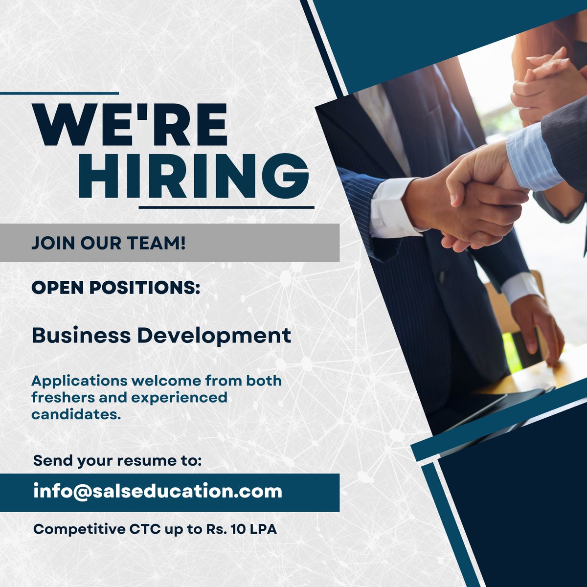 salseducation's tweet photo. Apply through LinkedIn https://t.co/TauqcpSiXy
 
OR

Apply and post a comment below in this link, 

https://t.co/gT6wZVHjA7

#salseducation #hiring #jobsearch #HiringNow #JobAlert #recruitment #careers #elearning #EdTech  #Salesforce #marketingstrategy #businessdevelopment #Sale https://t.co/LsLyd5xRfm