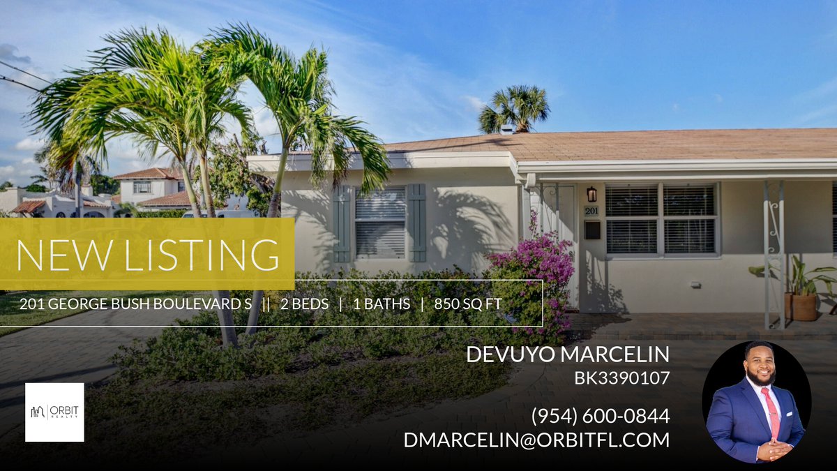 DevuyoMarcelin's tweet photo. 📍 New Listing 📍 Take a look at this fantastic new property that just hit the market located at 201 George Bush Boulevard S 201 in Delray Beach. Reach out here or at (954) 600-0844 for more information

🏡  BUY | SELL | RENT | INVE... https://t.co/7pO6HGGa0Z https://t.co/b01NYF2VqZ