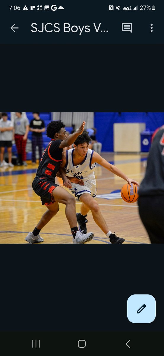 sjcbasketball's tweet photo. Great Road Win Last Night.
St. Joseph Catholic School Boys defeats John Paul II.
40-36
@sjcs_athletics
2 Catholic Schools Battling
Great Team W.I.N.
Coming back on the Rd down 13. #findingways https://t.co/jFZZH1QSSt
