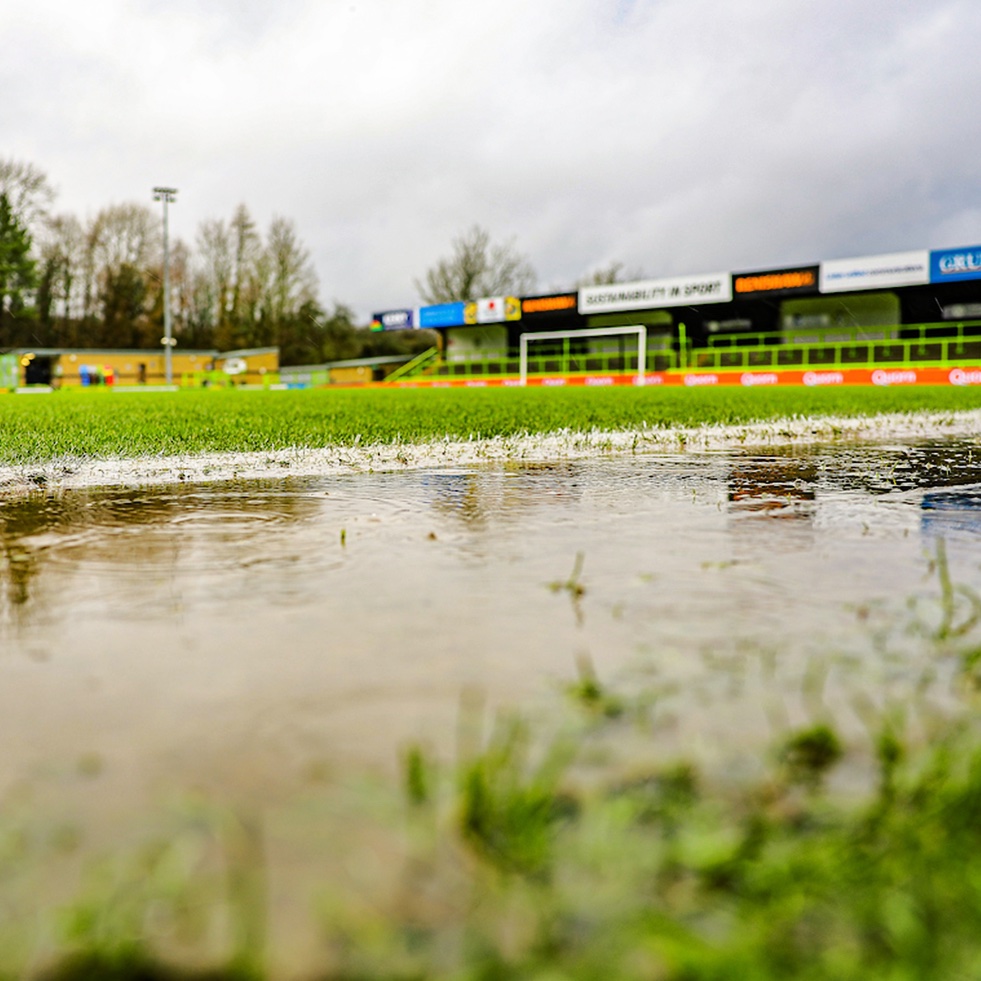 Following the referee’s pitch inspection, this afternoon’s game at Forest Green <a href="/FGRFC_Official/">Forest Green Rovers</a> 
<a href="/Wrexham_AFC/">Wrexham AFC</a>
has been postponed.  Further details will follow in due course.