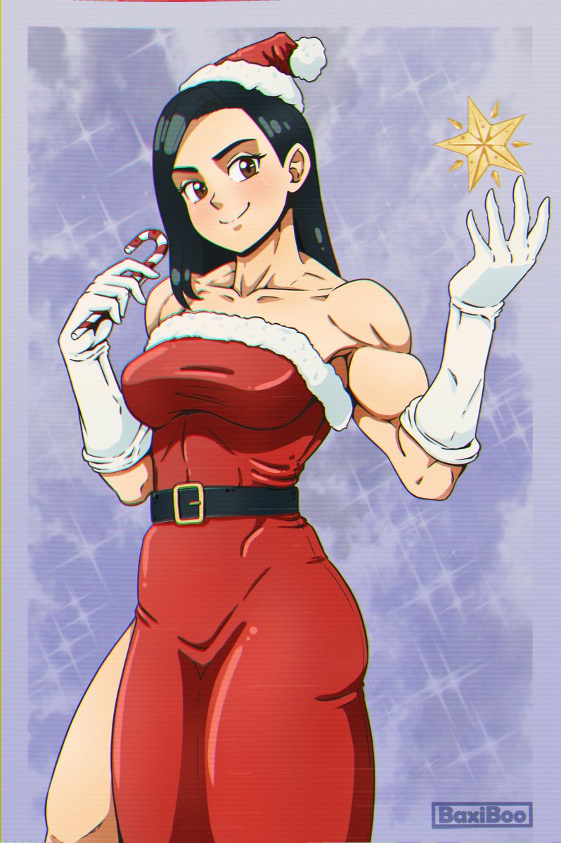 BaxiBoo's tweet photo. Merry Christmas @Cheekie_ ya big buff Xmas Mami!!! #musclewoman #xmas #msclause #musclemommy #unwrapmypresent https://t.co/YudS4ims9E
