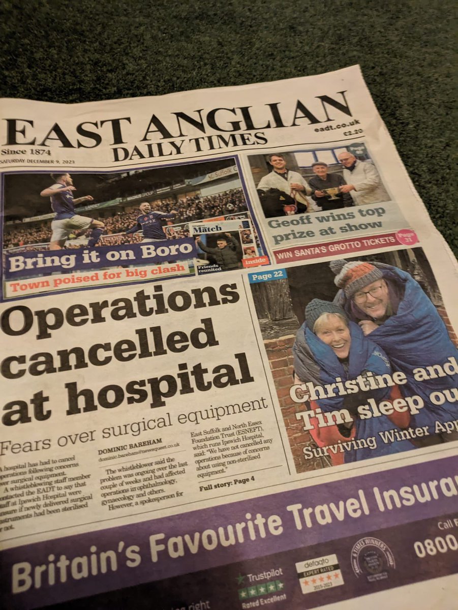 5 days to go until we sleep out for #Suffolk <a href="/suffolkgiving/">Suffolk Community Foundation</a> 🧣Surviving Winter Appeal🧣suffolkcf.enthuse.com/pf/timssleepou…