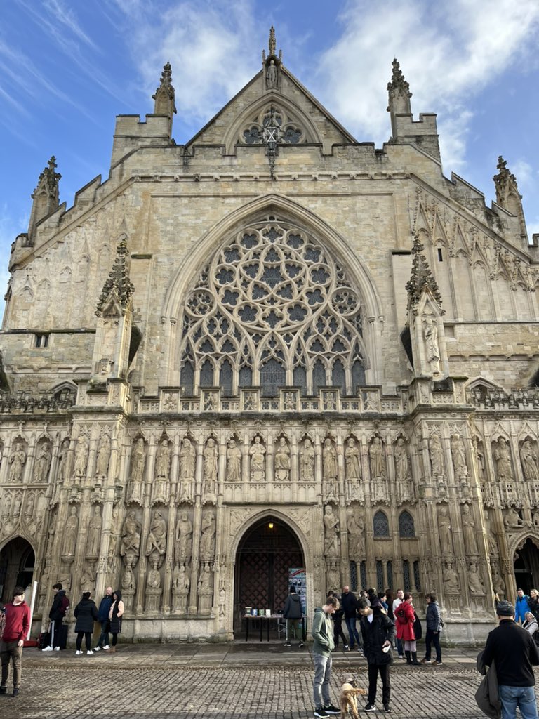 We have a rather amazing location at the Exeter Christmas Market!