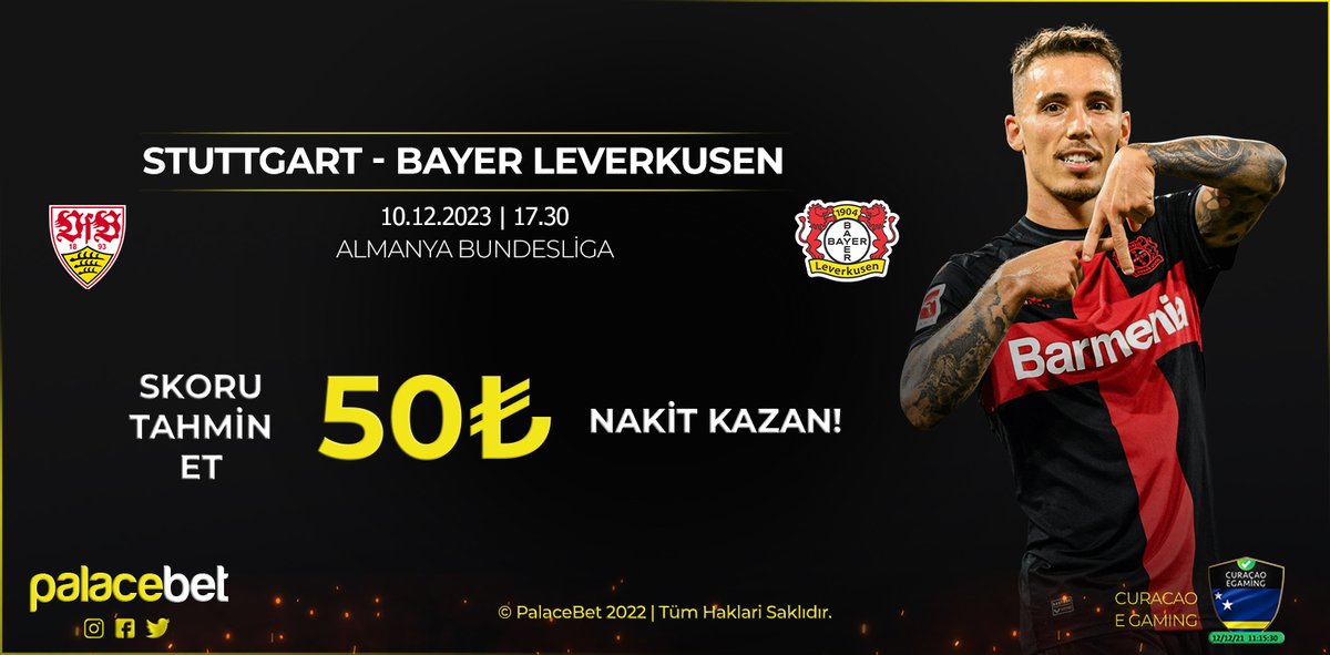 💁‍♂️ #PALACEBET 'TE ETKİNLİK HEYCANI 🏆 💰50₺ NAKİT ÖDÜLLÜ! 🤓DOĞRU SKORU TAHMİN ET 👍Telegram Kanalına Katıl 🛢️t.me/palacebet365 🐦Takip Et 🔁 RT+FAV+ Kullanıcı adınla Tahmin! 💁‍♂️5 Ark. Etk. ⚽️Son İşlem Şartsız ♥️ 🛡️Formu Doldur : bit.ly/3NfuWdV