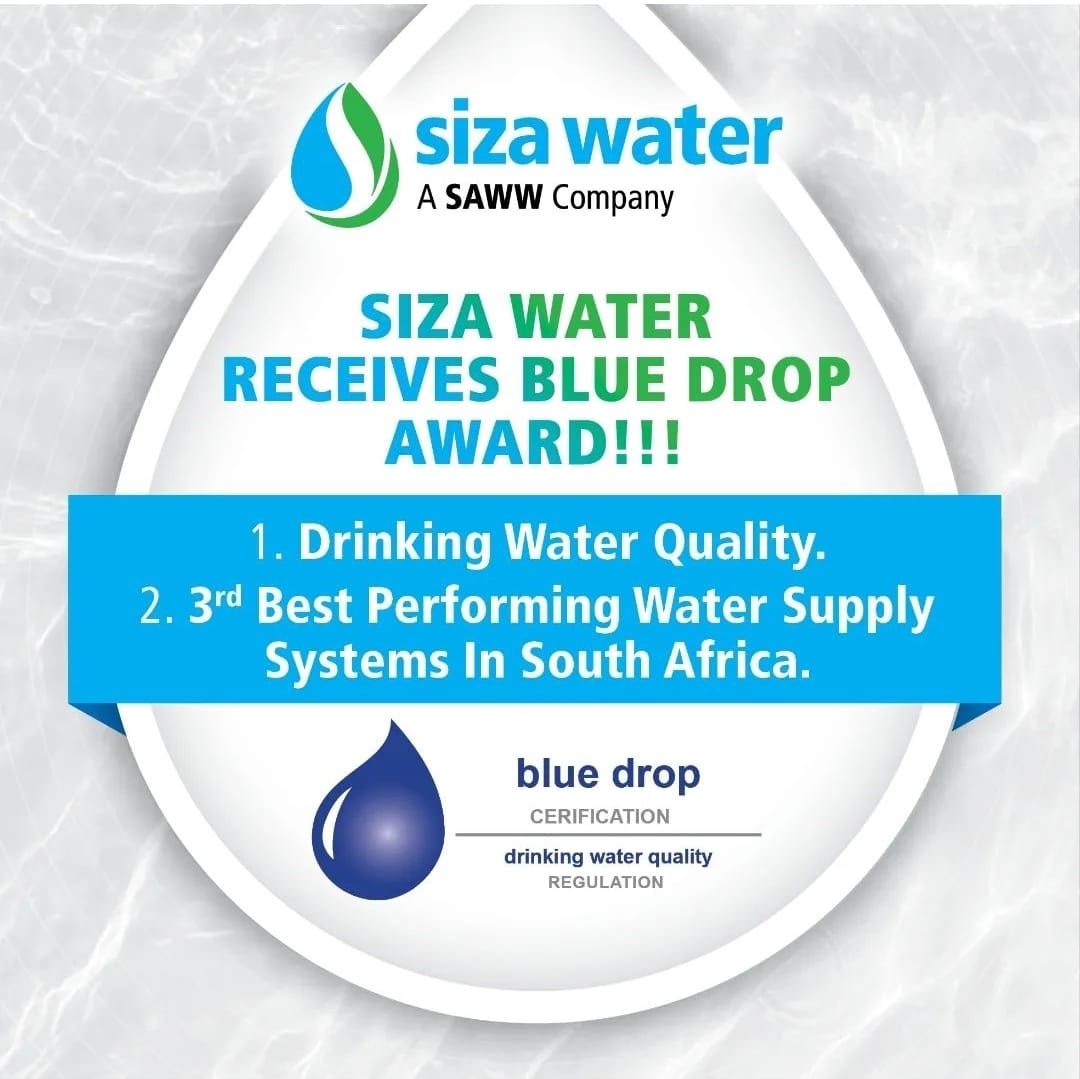 DOCRRA_'s tweet photo. Congratulations to @sizawater on their blue drop certification!
We are so grateful to have this high-quality service on the Dolphin Coast!
#cleanwater #waterislife #sanitation #bluedrop https://t.co/ztH4ms1LpQ