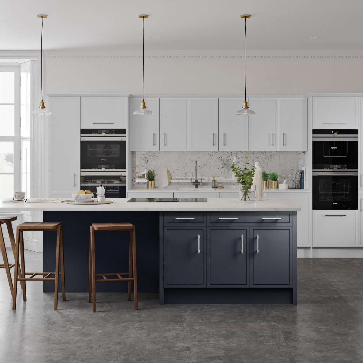 LtdEarth's tweet photo. The key to creating a timeless kitchen is to focus on quality materials and clean lines, which is proudly  provided by this stunning range, Brompton. https://t.co/cE7oLAqfh7