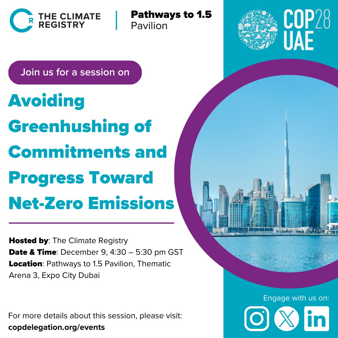 “Greenhushing” is a growing barrier to progress on meeting net zero targets. Join us on Dec 9 at 4:30pm GST for a conversation on best practices to avoid greenhushing and enable transparent, transformative reporting.

Join us in person or virtually: loom.ly/EUdDTzY
