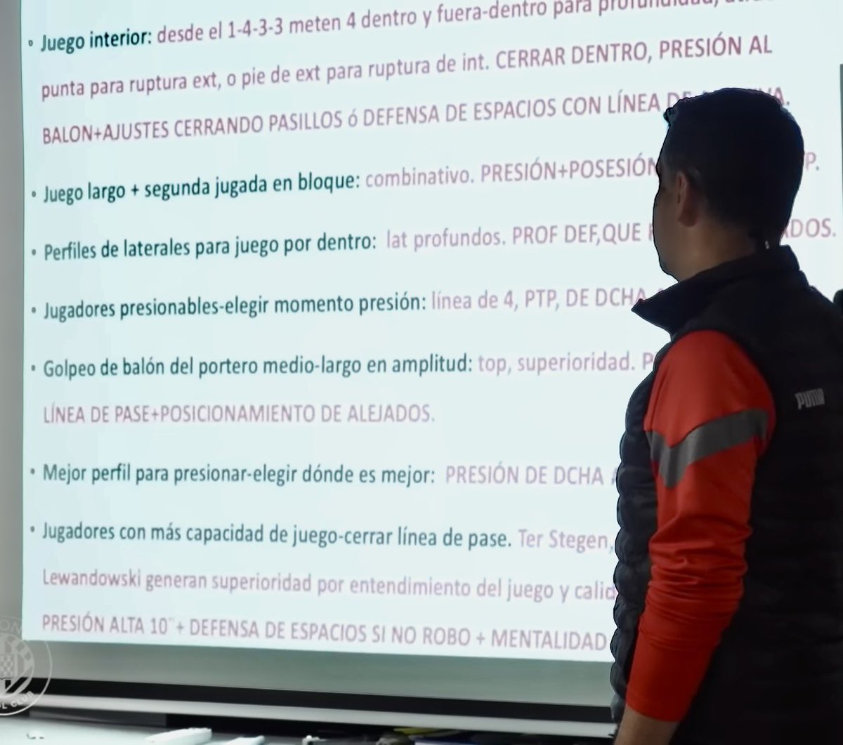 albinsheqiri's tweet photo. Michel #Girona head coach

Some of the game-plan points + presentation video vs #Barcelona https://t.co/y06tfWvY1K