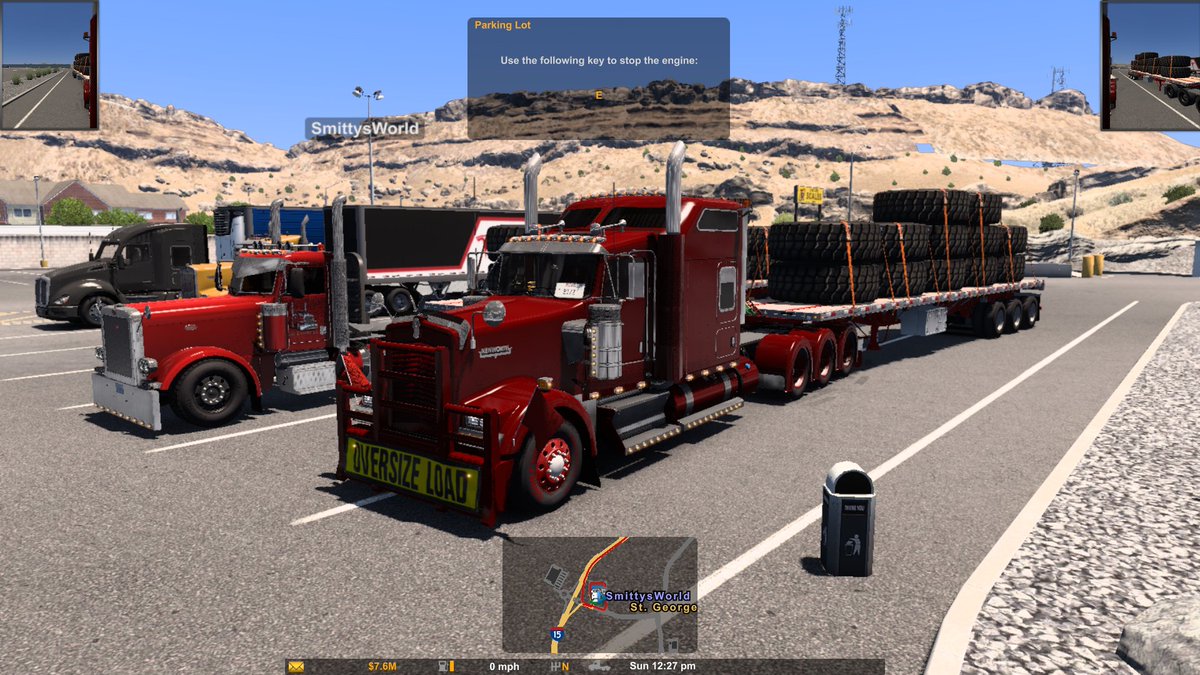 bizz7th's tweet photo. Thursdays Trucking was fun, Thx to Smittysworld for convoying. Shoutouts to MoDoze_, dram_420 &amp; flight_level370 for bringing raids our way and hanging in the cab with us. https://t.co/75acGnAnGK