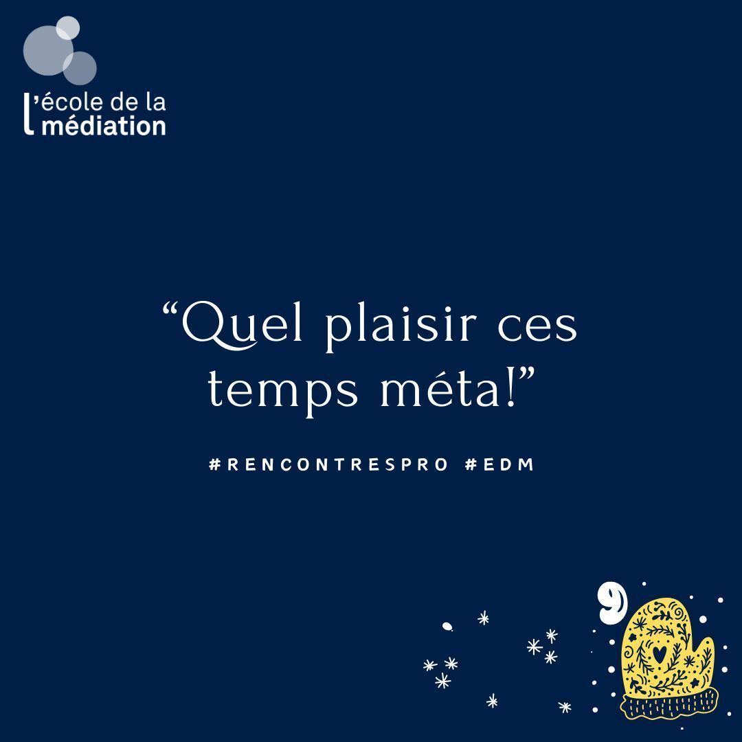 #calendrierdelavent #EdM ✨9 décembre✨
Les #RencontresPro c’est... / on aime y participer car... Les participant·es partagent leur avis !
👇👇
#chocolatnumérique #noel2023 🎄🍫

Retrouvez le cycle "(re)créer du #lien" 2022/2023 ici 👉 buff.ly/3L6fJLf