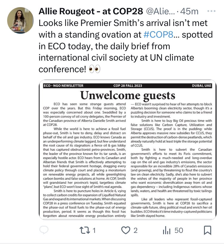 @avionsunantiqu1 @JeremyMcCreaCFA What a waste of taxpayer dollars. Alberta named #FossilOfTheDay and the Premier getting called out (rightly so!). Not good for business/investment #ableg #oilandgas #cdnpoli
