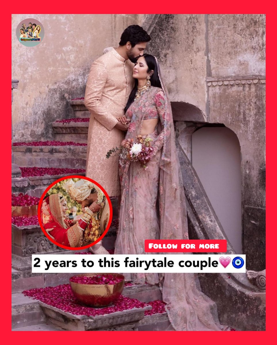 It’s already been 2 years of the Vic-Kat wedding😍 Wishing the ever inspiring, power couple Katrina Kaif and Vicky Kaushal a happy marriage anniversary. 🎂😍❤️
.
.
.
#katrinakaif #vickykaushal #anniversary #beautifulcouple