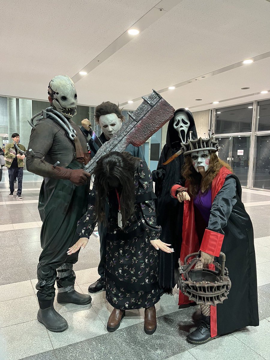 mimomo_nesan's tweet photo. DeadbyDaylight!!!
殺されましたwww←

#DBD #DeadbyDaylight
#キラーコスプレ
#東京コミコン2023 #TokyoComicCon2023
#occ2023 https://t.co/NFFcS7JT82