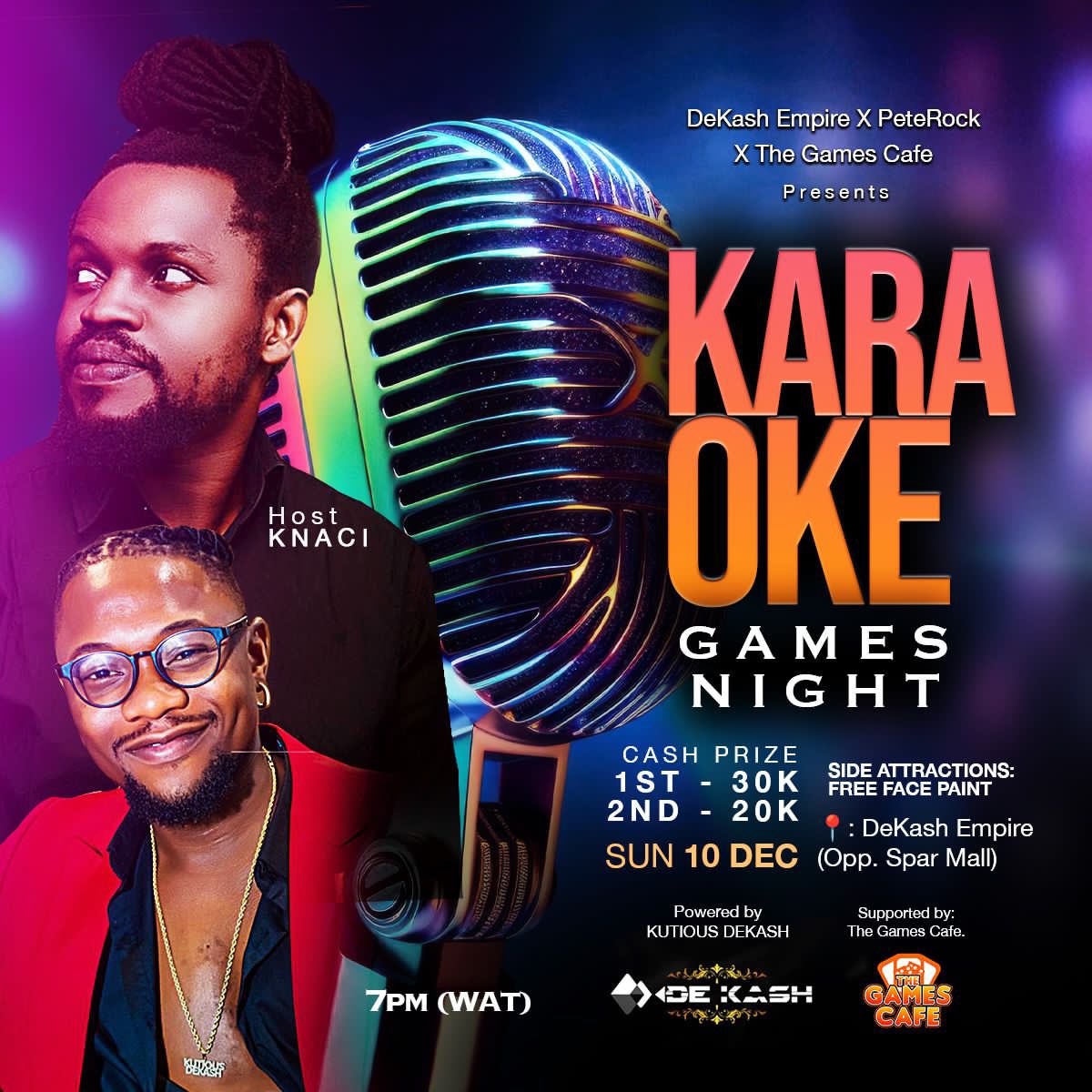 coalverse's tweet photo. Join us at the hottest karaoke and game night in town! With epic cash prizes and non-stop fun, you won't want to miss out!
Host: Knaci (karaokewithknaci)
Powered by: Kutious 
Supported by: The games cafe.
#karaokeinenugu #karaokepappy 
 #KaraokeNight #GameNight #Karaokewithknaci https://t.co/rAKusfOvei