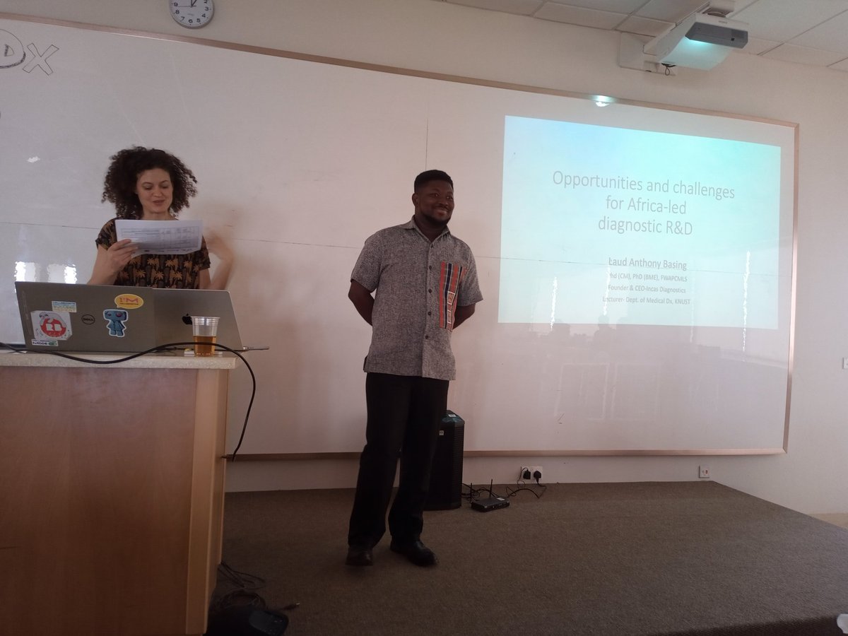 I am in Ghana with the <a href="/GlobalFrugalDx/">Global Frugal Diagnostics Network (GFDx)</a> for our first hands-on workshop! We had an amazing first day already. Setting up for second day now.