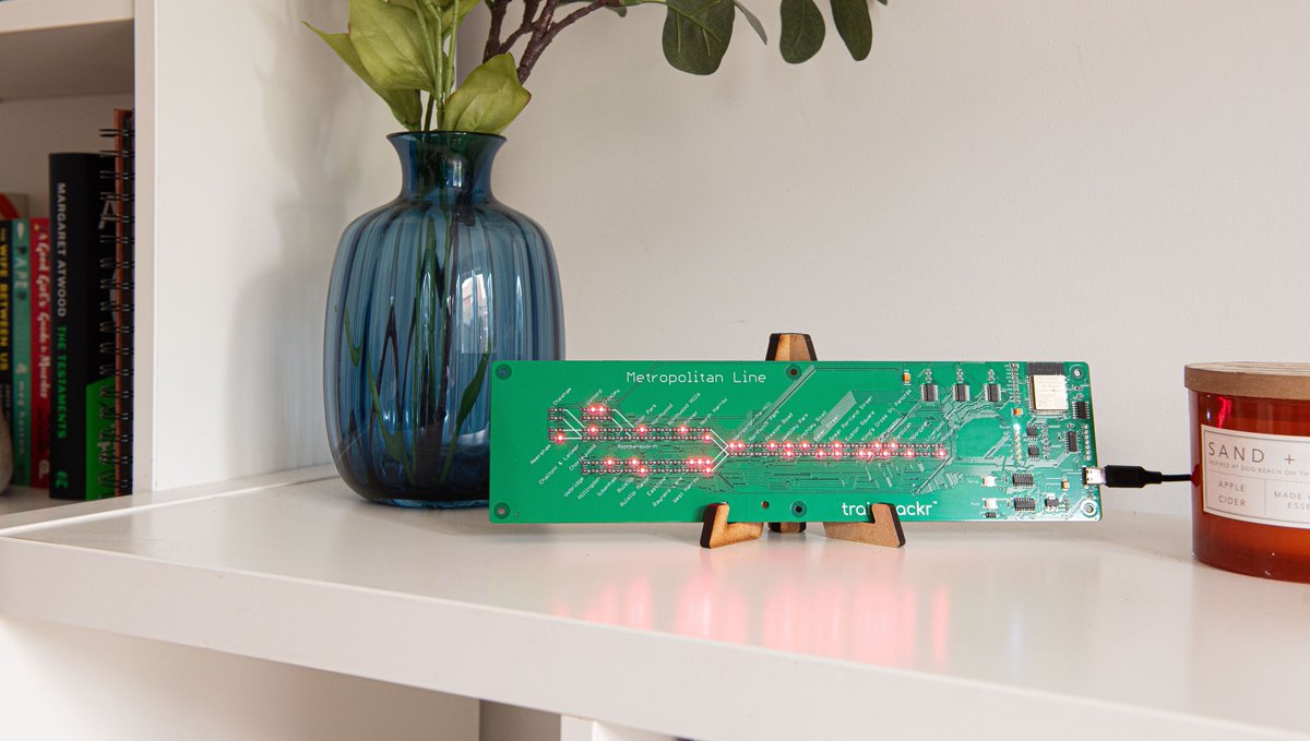 Trains on the Metropolitan line reach the systems highest speeds of over 60mph, mostly due to the distance between stations. We've built a trackr so you can keep an eye on those fast moving trains - traintrackr.co.uk