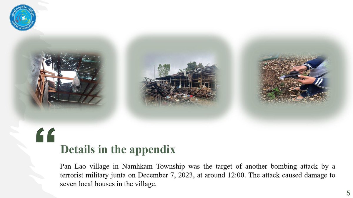 mohr_nug's tweet photo. Terrorist military junta attacks villages in #Northern Shan State with jet fighter bombardment, dropping 500-pound bombs. Villages affected include Honar, Pan Lao, and Kaung Ket.#WhatsHappeningInMyanmar #Airstrike #EndsImpunity https://t.co/fJb176Rmf5