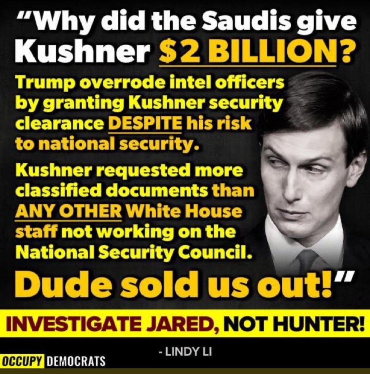 Jared 
#TrumpCrimeFamily