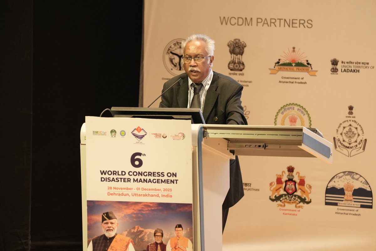 6WCDM2023's tweet image. Day 2 Insights: Explore the impactful moments from Plenary Session 3 at the 6th World Congress on Disaster Management.

#resurgentuttarakhand #WCDM #6WCDM #RuralDevelopment #UNESCO #WorldBank #GlobalDevelopment #ClimateChange #ReshapingDisasterResponse #BuildingResilientFuture