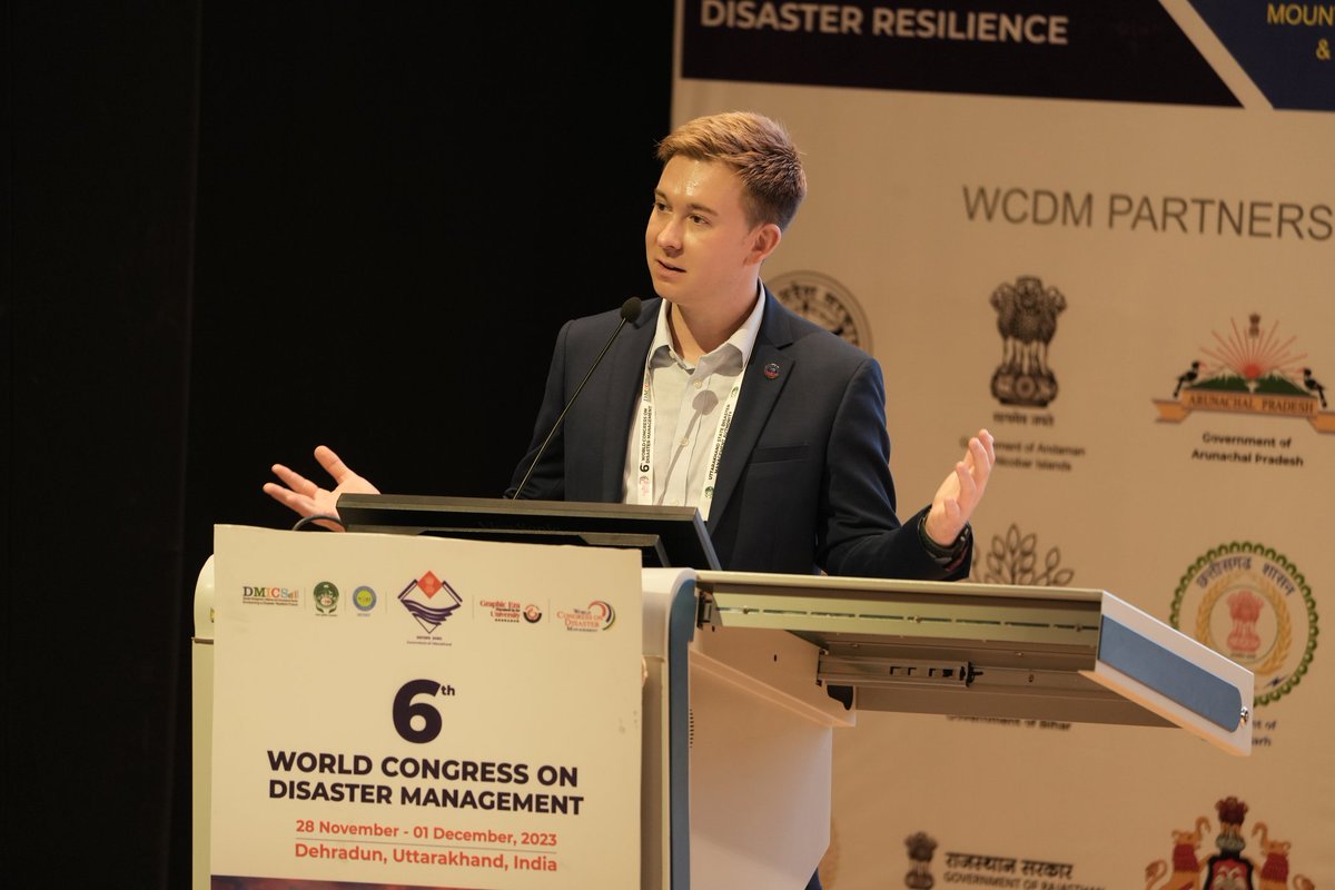 6WCDM2023's tweet image. Day 2 Insights: Explore the impactful moments from Plenary Session 3 at the 6th World Congress on Disaster Management.

#resurgentuttarakhand #WCDM #6WCDM #RuralDevelopment #UNESCO #WorldBank #GlobalDevelopment #ClimateChange #ReshapingDisasterResponse #BuildingResilientFuture