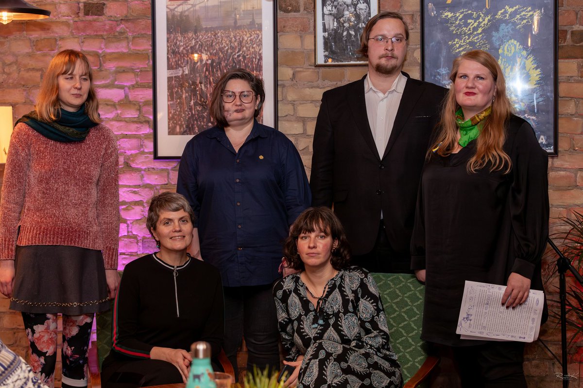 Katrīna Rudzīte, Elīna Kokareviča, Ivars Šteinbergs Lolita Tomsone, Inga Gaile, Elizabete Lukšo Ražinska - Latvijas PEN lasījumi AIZLIEKTS 2023, Prozas lasījumu ietvaros, <a href="/KNAtmoda/">Kultūras nams Atmoda</a> 
Foto: Ruta Kurpniece