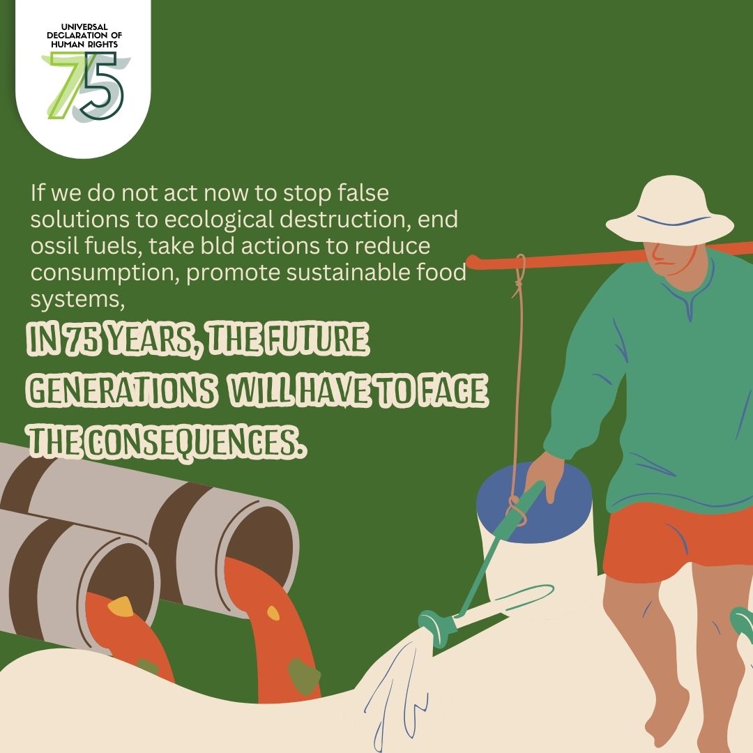 FianUganda's tweet photo. #EcologicalFuture #EarthWithFuture
In 75 years Earth will come to a biodiversity collapse with acute droughts, extreme floods, and rising temperatures
Our future generations will face the consequences
If we don’t act now to
Stop false solutions to ecological destruction https://t.co/9E3XkwUBAw