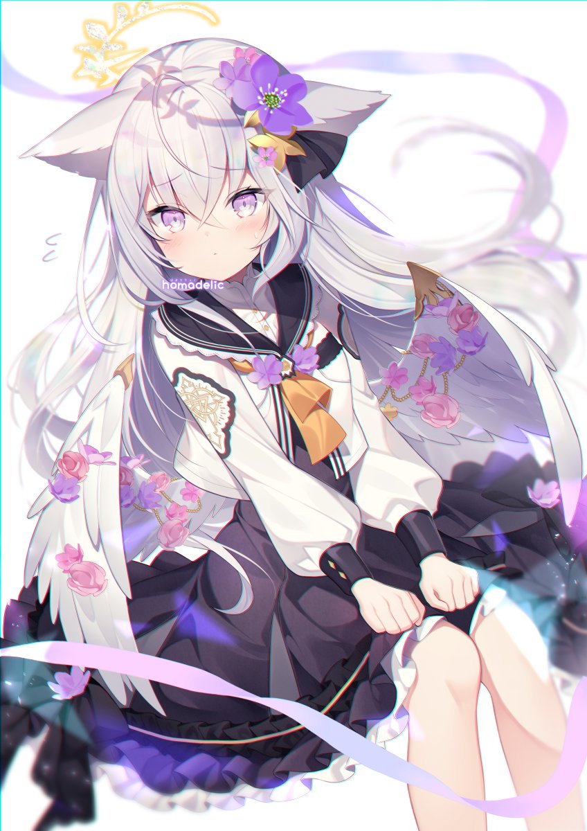 白洲アズサ(ブルアカ) 「#今年も残りわずかなので今年一番伸びた絵を貼る アズサ絵はお気に入りの絵が多い!」|ほまでりのイラスト