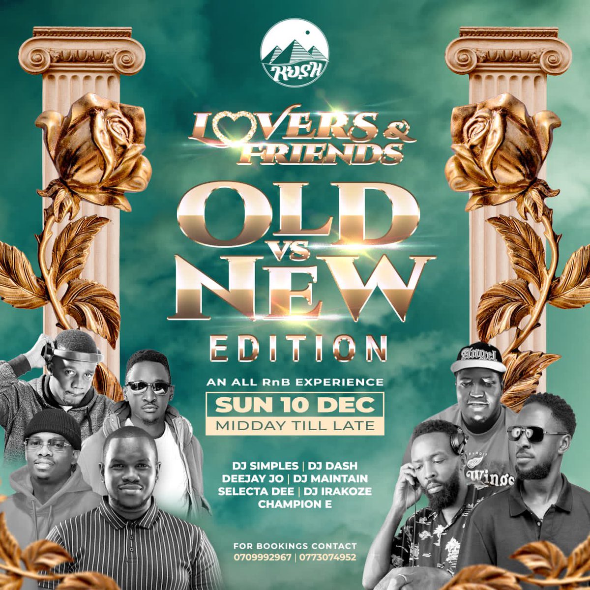 Kush lounge (@kushloungekla) on Twitter photo The line up for tomorrow is final complete ๐ชฉ๐ถ
Join us for an epic #LoversAndFriends Old vs. New all RnB experience this 10th Dec with <a href="/DjSimples/">DeeJay Simples</a>, <a href="/DJ_DashUG/">DJ Dash</a>, <a href="/iamdeejayjo/">Mr Continental</a>, <a href="/DjMaintain/">Maintain - Dj & Beatmaker</a>, <a href="/selectadee256/">selectadee256</a>, Dj Irakoze & @ChampionE44 for a Sunday you wonโt forget only at #KushLounge The line up for tomorrow is final complete ๐ชฉ๐ถ
Join us for an epic #LoversAndFriends Old vs. New all RnB experience this 10th Dec with <a href="/DjSimples/">DeeJay Simples</a>, <a href="/DJ_DashUG/">DJ Dash</a>, <a href="/iamdeejayjo/">Mr Continental</a>, <a href="/DjMaintain/">Maintain - Dj & Beatmaker</a>, <a href="/selectadee256/">selectadee256</a>, Dj Irakoze & @ChampionE44 for a Sunday you wonโt forget only at #KushLounge