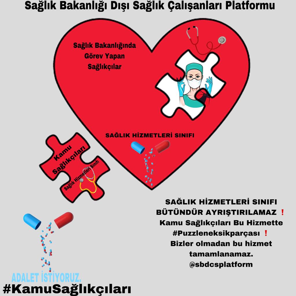 Deniz89714235's tweet photo. @sbdcsplatform @drfahrettinkoca @_aliyalcin_ @sagliksen @turksagliksengm @gencsagliksend @BirlikSaglik Ayrıştırılmak bölünmek istemiyoruz.

@sbdcsplatform
#kamusağlıkçıları https://t.co/cuAcJdb3Dz
