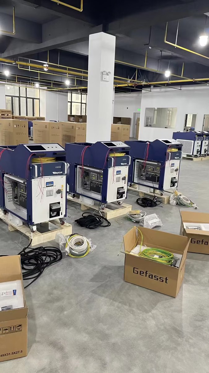 dapeng_laser's tweet image. Laser Welders , 3 in 1 Laser Welding Machines are in Production.

Welcome to Order
WhatsApp : +86 18028275851

#dplaser #dapenglaser #laserweldingmachine #3in1laserweldingmachine #lasercleaningmachine #laserwelding #laserequipmentmanufacturer #laserequipment #lasersource