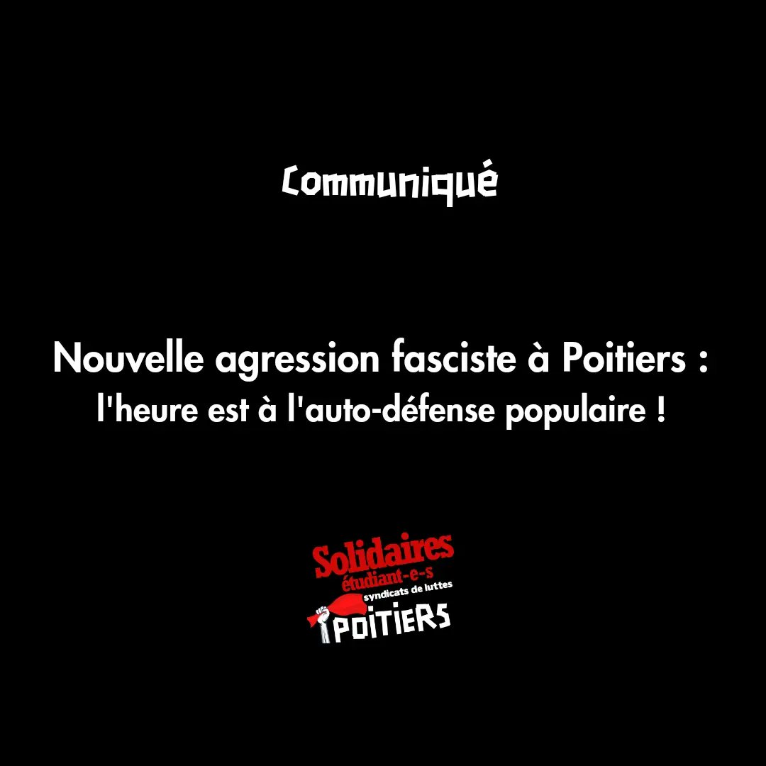 Solidaires étudiant-e-s Poitiers ⏚ (@SolidairesEtu86) / X