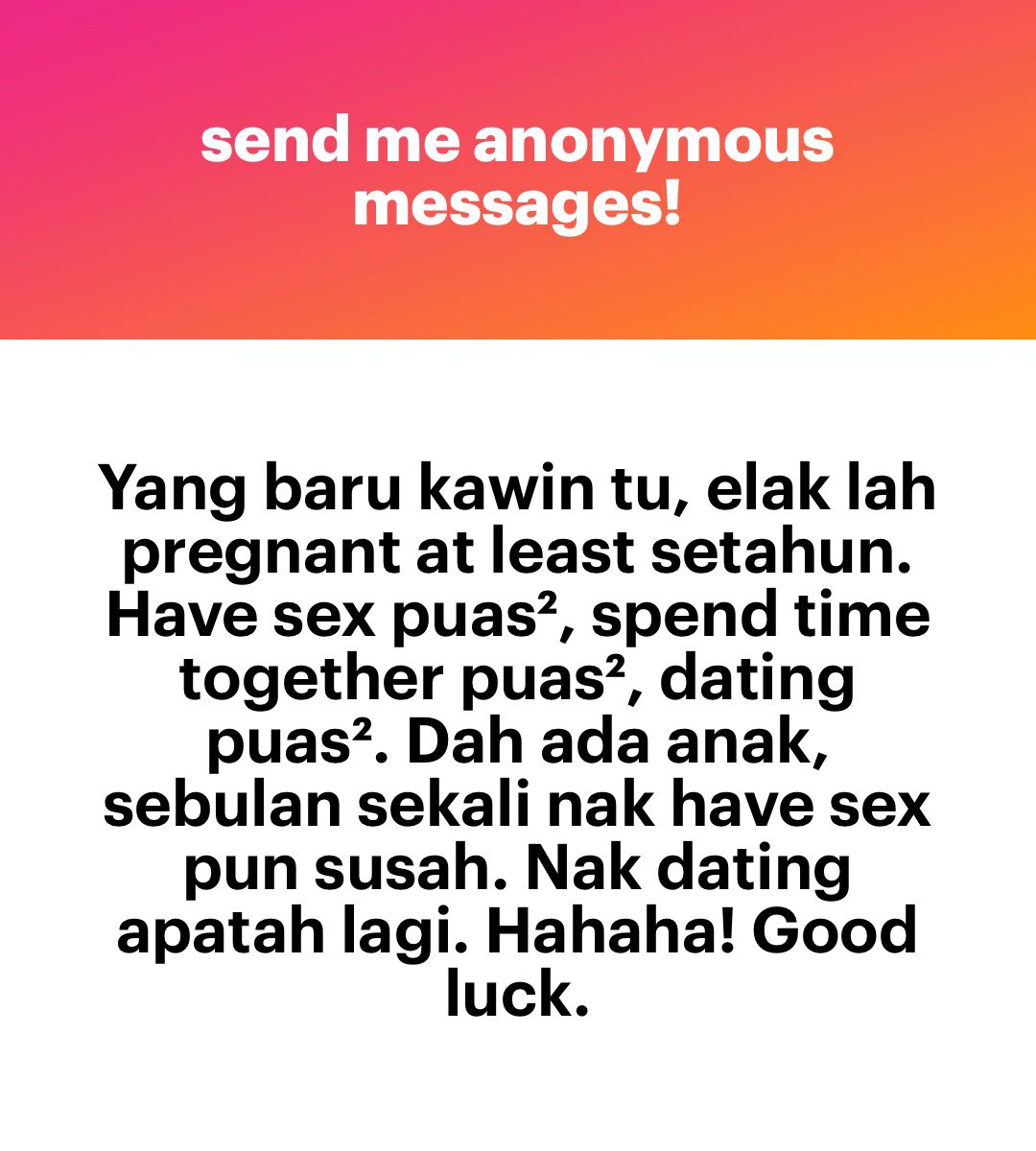 meinmokhtar's tweet photo. Tips untuk geng baru kahwin https://t.co/Je8txv4bvq