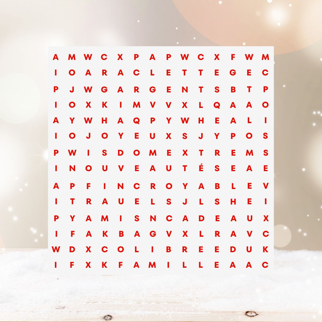 [ CALENDRIER DE L'AVENT JOUR 9 ] 🤯🎅

Alors chanceux ? 🤯

Dis-nous en commentaire le mot que tu as vu en premier ! ❄️

#noël #anecdotes #calendrierdelavent