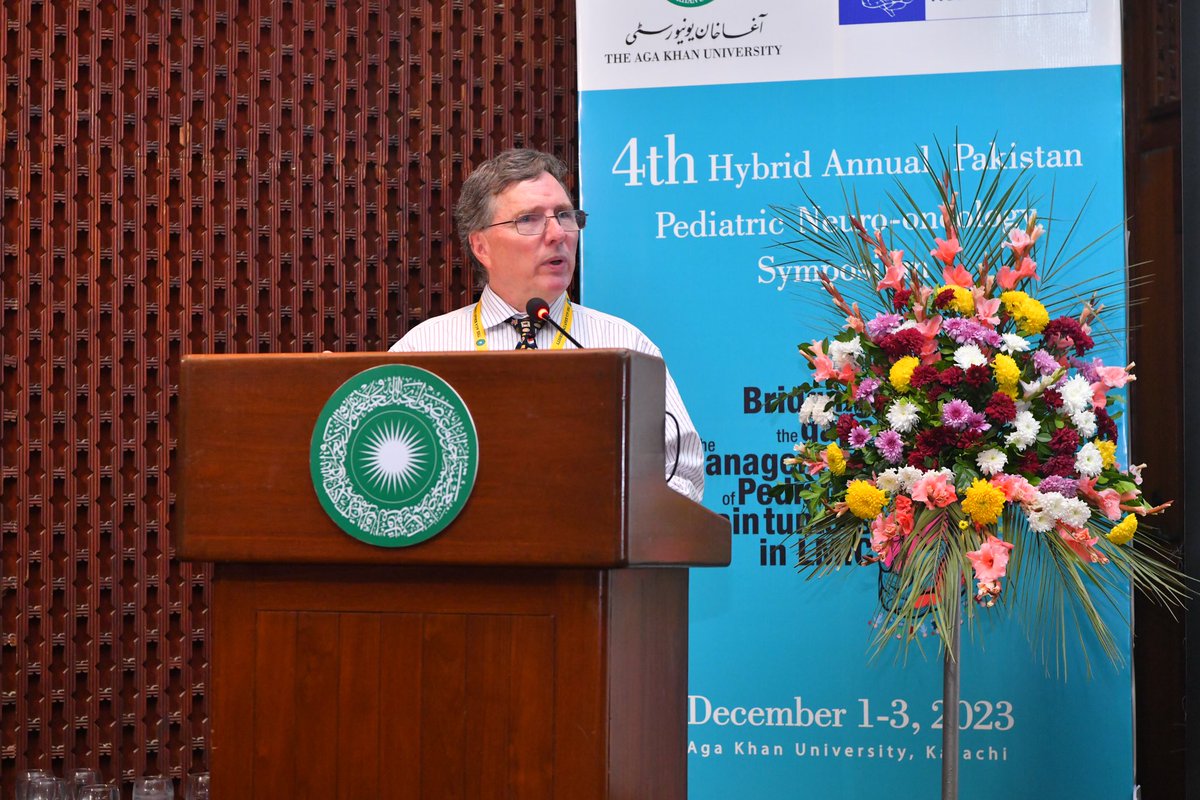 On the 1st of December, 2023, The 4th Annual Pakistan Pediatric Neuro-Oncology Symposium was kicked off at the Aga Khan University! 
Day 1 was highlighted with inspirational keynote talks from Dr Salman Sharif, Dr Eric Bouffet, Dr Mark Kieren and Dr Megan Doherty.
#MedTwitter