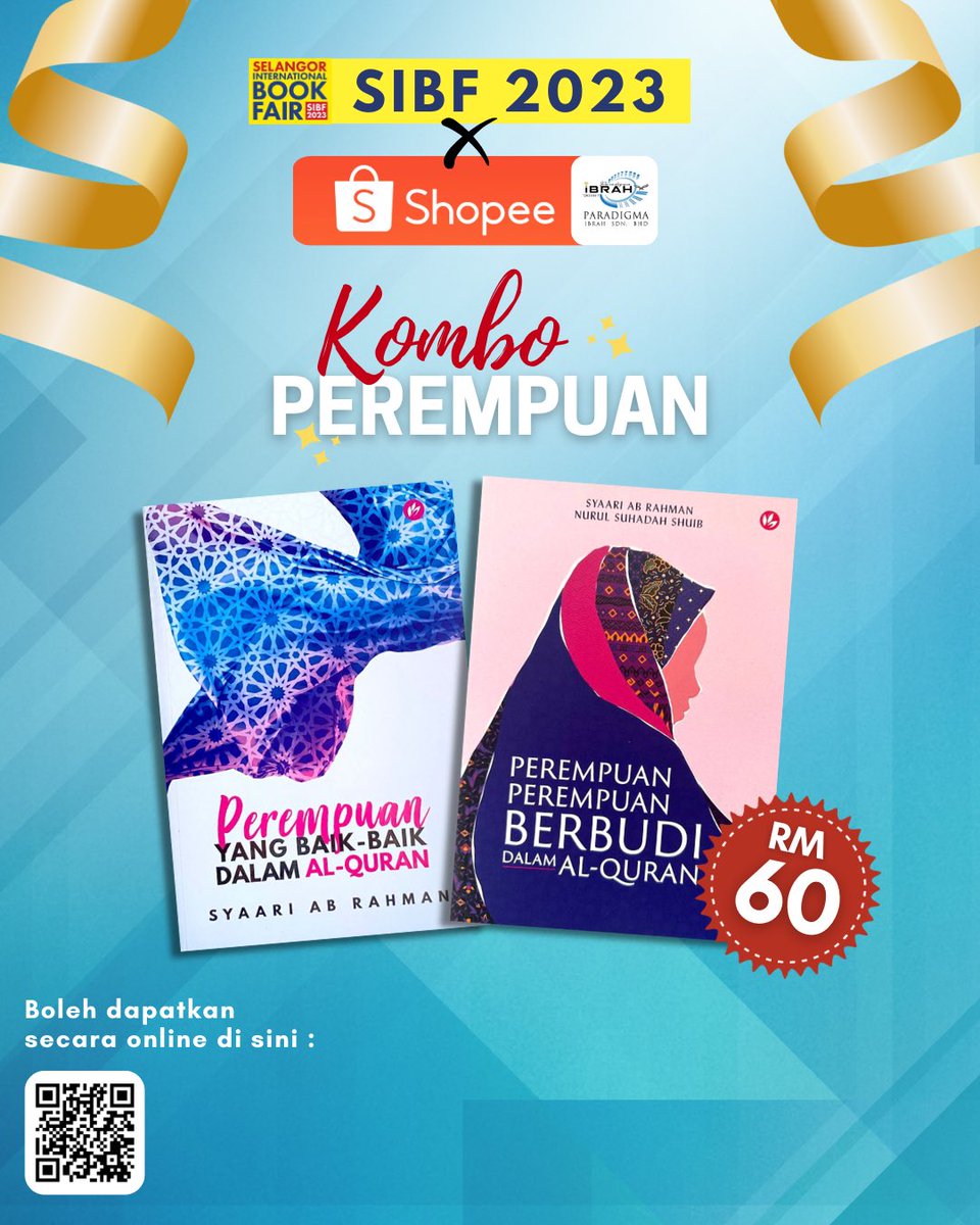 tinybaby67's tweet photo. SIB23 kali ni tiada pembelian online ke? 

Mestilah ada 🤩 cepat dapatkan kombo kombo best di link shopee sebelum promosi tamat esok! 

 🛒🛍 Pembelian online:

1️⃣ Shopee Paradigma Ibrah
https://t.co/lpKIndJKhC

2️⃣ Onpay Paradigma Ibrah
https://t.co/U2cbWf8fDj

#sibf23 #pbas2023 https://t.co/0eyPSnXXAv