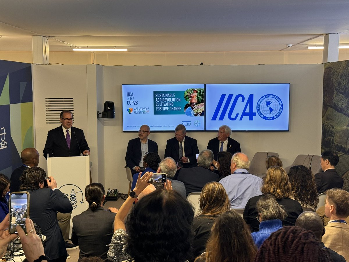 Many good discussions around food and climate at today’s COP28. Several ministers of Agriculture from the US, Mexico, Uruguay, California etc renewed their commitment to reduce agricultural methane by working with farmers.