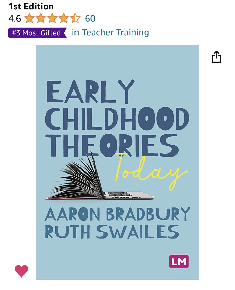 As it’s getting closer to Christmas <a href="/SwailesRuth/">Ruth Swailes</a> and I are giving away one of our best sellers. Like, retweet and share before the 19th December. One person will find out on the evening of the 19th. Early Childhood Theories Today amzn.eu/d/fMpAft3