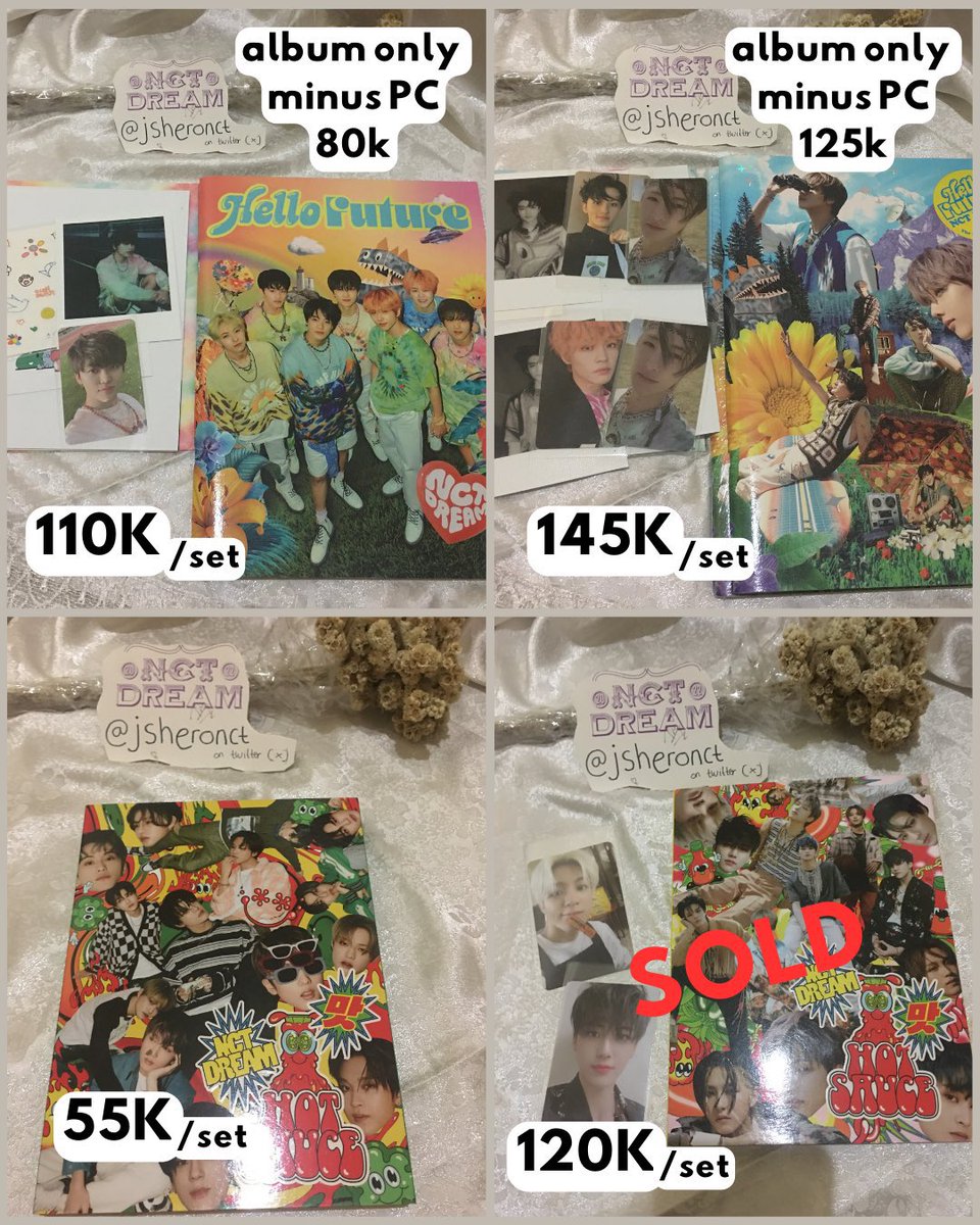 snwaynoona's tweet photo. —★ wts / want to sell lfb album nct dream —★

♡ harga include admin shopee dan packing

💌more detail dm!
🏡dom Sragen, Jateng

Tag. wtb album only we go up we young mark renjun haechan scratch glitch hello future new school boring hot sauce the first we young we go up we boom https://t.co/arNgnnLYTL