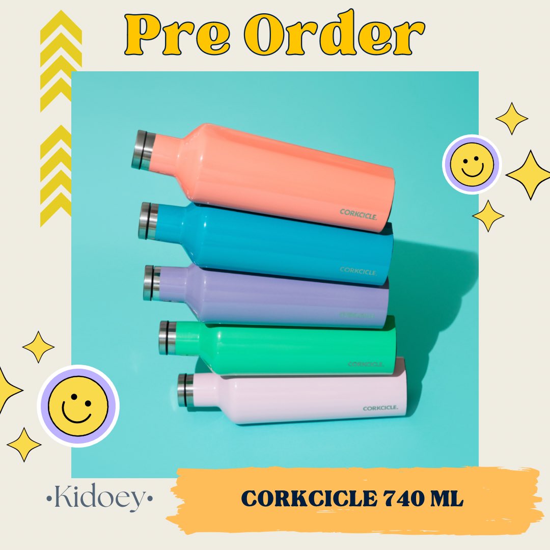 _kidoey's tweet photo. [ #KDY_PO]
CORKCICLE SALE
•
— 270 ml💰340.000 // DP 200.000. (Est 300g)
[cardinal red, white, lemonade, cherry bomb, bisca bay] 
— 470 ml💰485.000 // 300.000. (Est 500g)
[lilac,navy, powder blue, white, rose quartz]
— 740 ml💰570.000 // DP 350.000. (Est 750g)
[navy, graphite] https://t.co/RX27BItErC