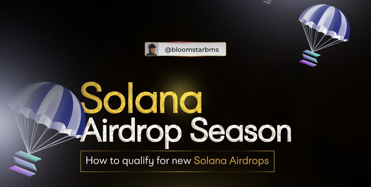 Solana's airdrop season is here, $JTO airdrop is now worth over $25000!

$SOL Airdrop feast is still up for grabs, Take position...!

Here's my updated list that will qualify you for other potential Drops on Solana

A 🧵
