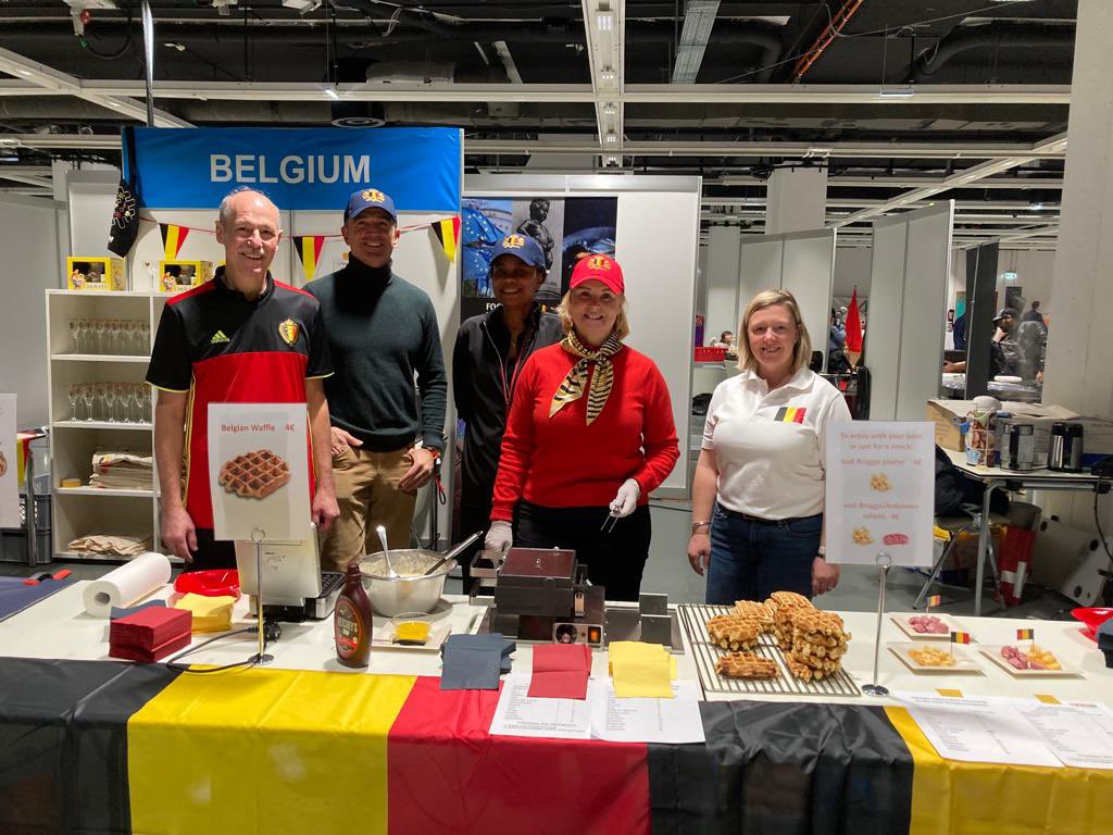 BelgiuminVienna's tweet photo. Come join us at the #UN WG Bazaar for some great 🍻 & delicious 🧇!
⏰ 10:00 - 17:00
📍Austria Center, Vienna
All proceeds go to charities!
#UNBazaar #UNWG https://t.co/t3EUH0p9O8